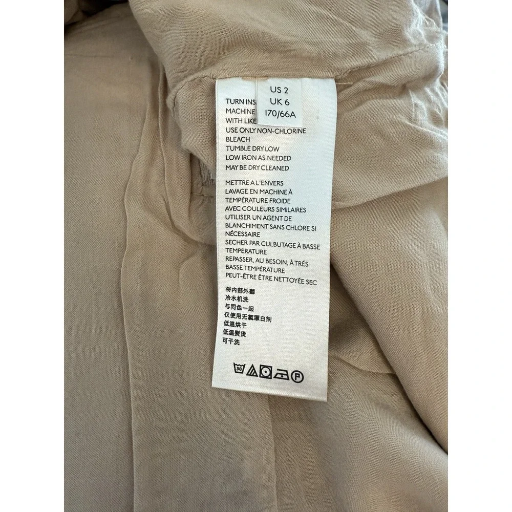 Free People Dust To Dust Crushed Velvet Tan Mini Skirt Festival size 2 - Picture 9 of 12